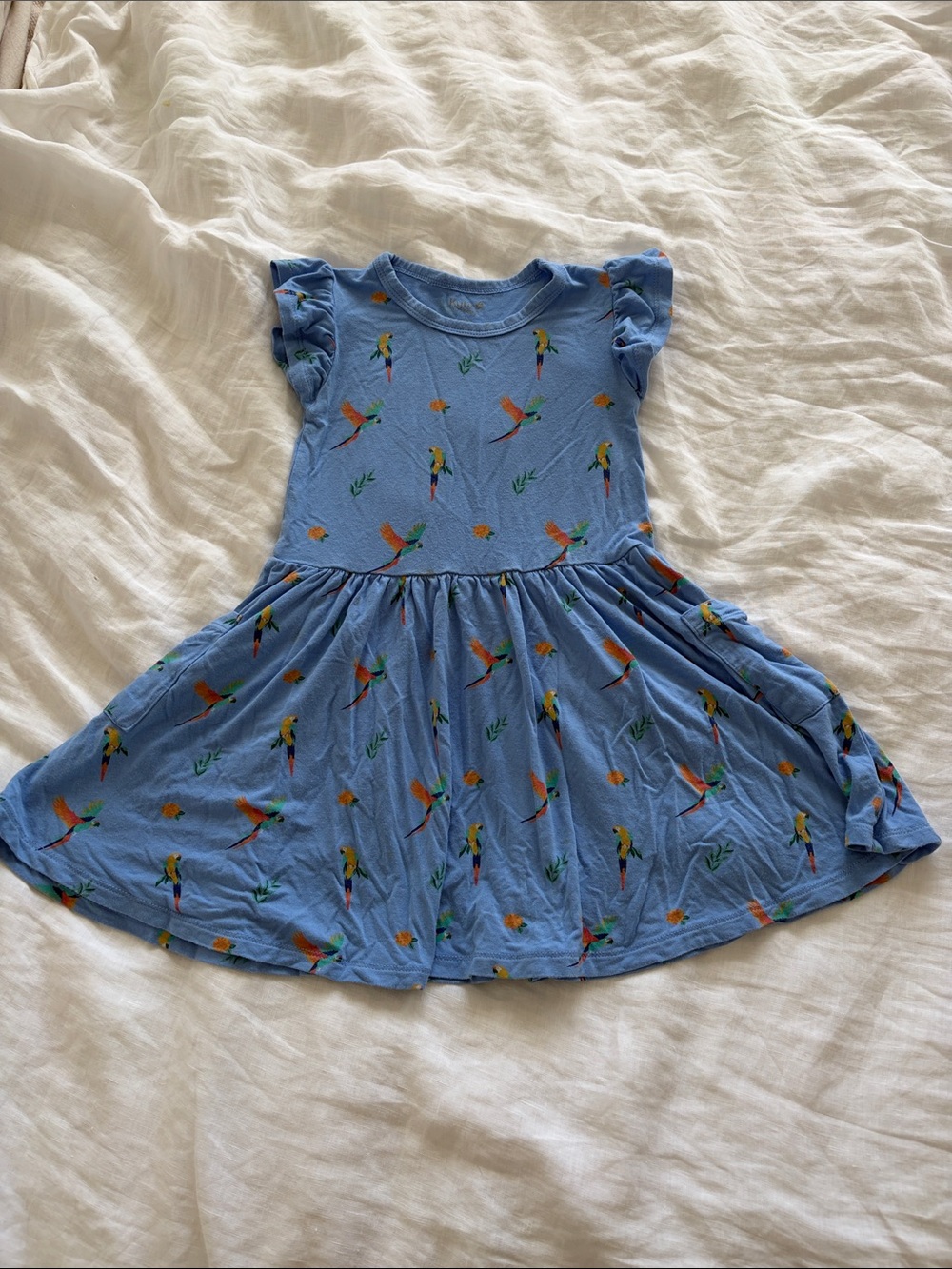 Kyte baby parrot dress